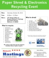 Hastings to host paper, electronics recycling event